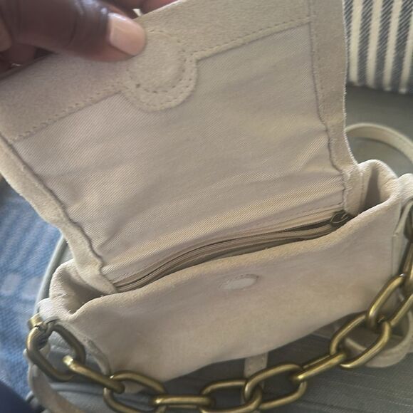 Free People Charlie Chain Crossbody Beige - Picture 8 of 12